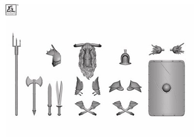 Xesray Wave 3 Quartermaster Kit gray B Zubehör-Set