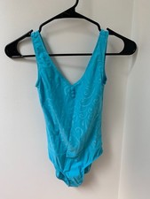 Wear Moi Blue Extra Small Woman Leotard - Has Been Worn a Couple Times