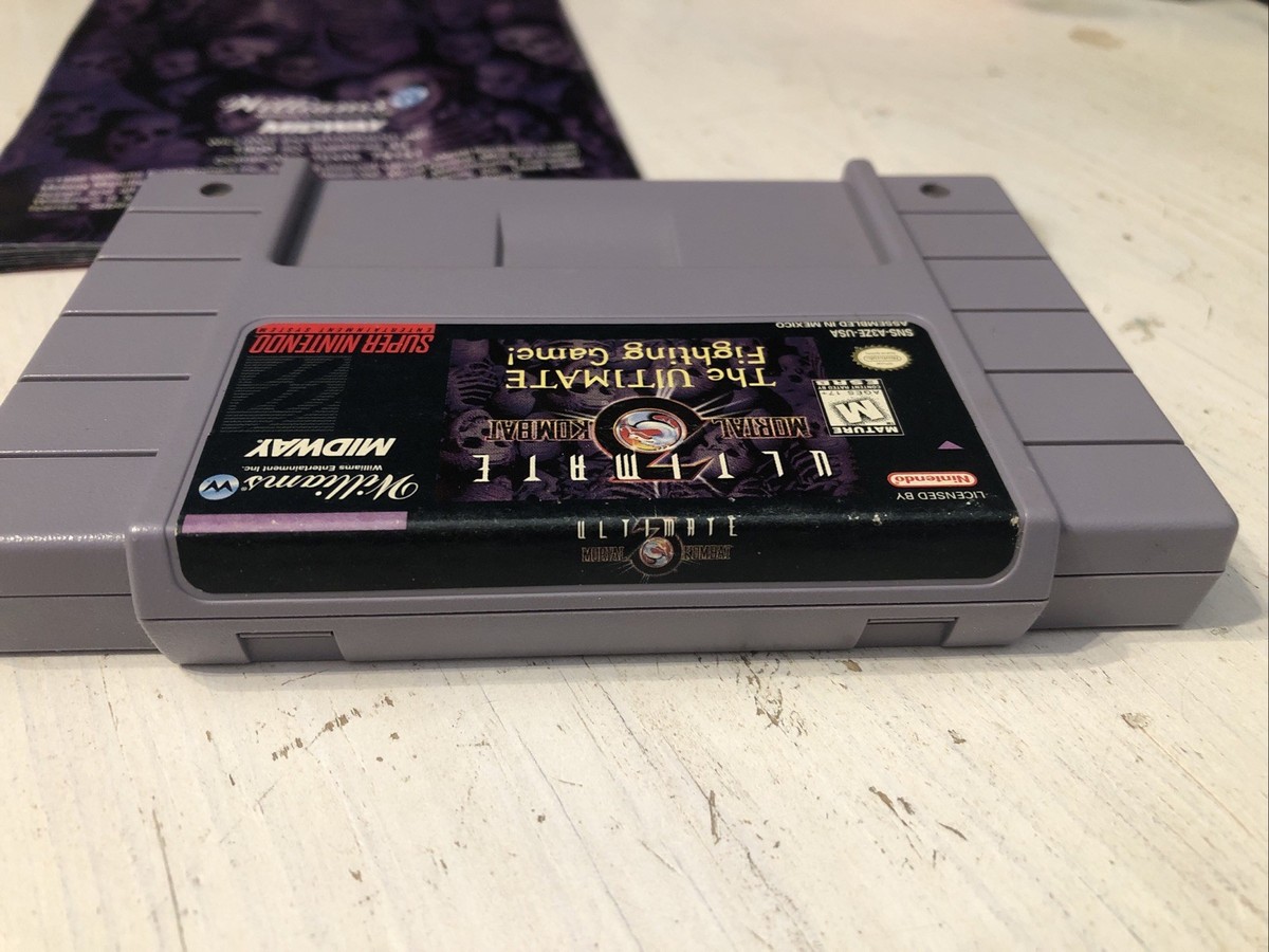 Ultimate Mortal Kombat 3 Super Nintendo, SNES Complete CIB