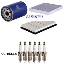 Tune Up Kit Air Cabin Oil Filters Spark Plugs For CADILLAC XT5 V6 3.6L 2017-2025