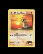 Pokemon TCG Brock's Sandshrew (72) 072/132 Unlimited - Gym Heroes on eBay