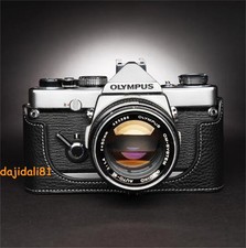 Handmade Protective Cover Leather Half Case for Olympus OM1 OM2n OM3 OM4 Camera