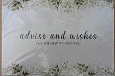30pcs Floral Wedding & Bachelorette Party Advice Cards - Perfect for Newlyweds