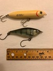 2 salt water lures. super spook jr and rapala X-rap twitchin mullet 8 in pinfish