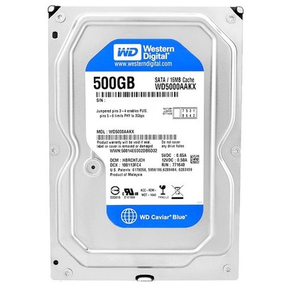WD Blue 500GB 3,5'' SATA III 6G 16MB 7.2K