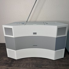 BOSE Acoustic Wave Music System II AM/FM CD Player White EUC 4838