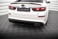 Maxton Design Diffusor Flaps V.1 Passend FüR Kia Optima Mk4 FL Schwarz Hochglanz