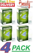 Image of 4 x Nicorette Nasal Spray 10ml (4 Pack)-FREE & FAST SHIPPING NEXT DAY DELIVERY