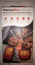 ThermoPro Funk-Fleischthermometer mit 2 Sonden (TP828BW) *Brandneu*