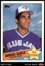 1985 Topps #702 Damaso Garcia All-Star Blue Jays 7.5 - NM+