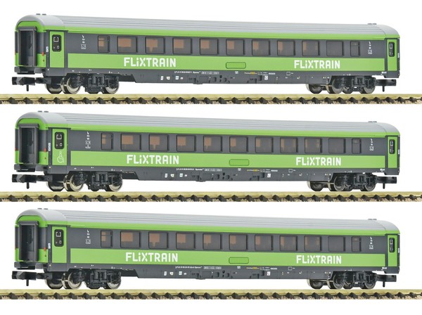 Fleischmann 6260086 3-Tlg. Personenzug Flixtrain Ep. Vi, Spur N Neu+Ovp-image