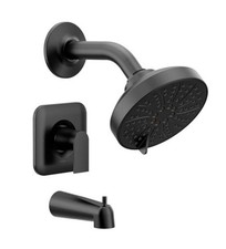 Moen Genta LX Matte Black Shower Trim Set T2473EPBL Tub Spout No Valve