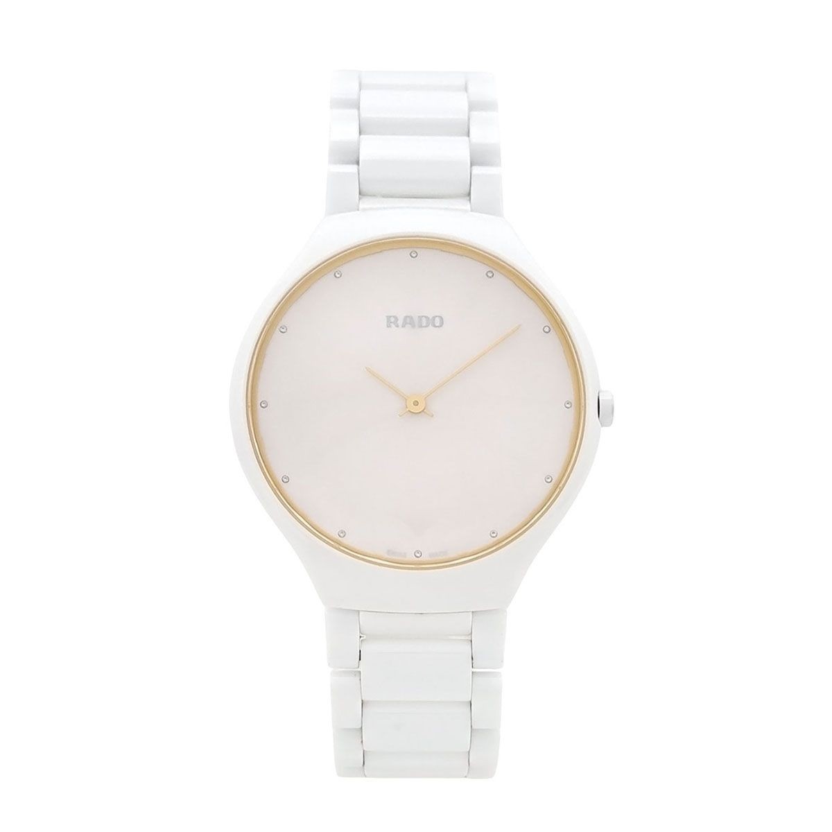 RADO True Thinline Gem 420.0007.3.070 Quartz Ceramic Watch Box Included