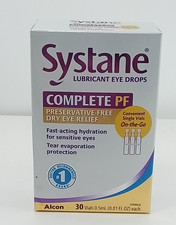 Systane Complete PF Preservative-Free Dry Eye Relief 30 Vials BB DATE 2026