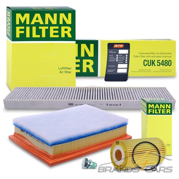 MANN-FILTER Inspektionspaket Filtersatz A FÜR Seat Alhambra 7V 1.9 Tdi Bj 00-10-image