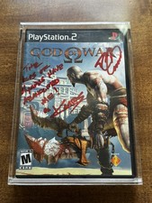 God of War (PlayStation 2, 2005) Complete Signed by TC Carson 