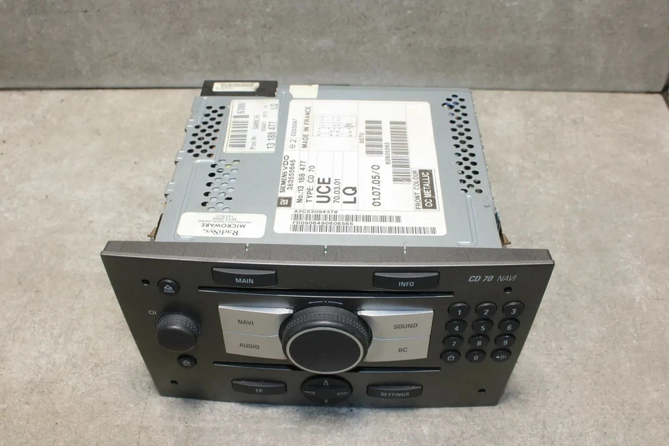 Opel Signum Vectra C CD70 CD 70 Navi Radio Navigation entheiratet 13188477 UCE - Bild 2 von 4