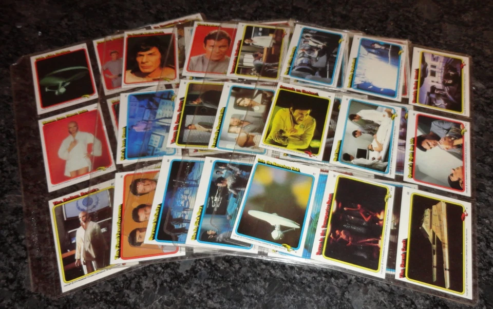 Juego completo de 88 cartas Star Trek The Motion Picture 1979 + juego de 22 pegatinas Foto 3 de 4