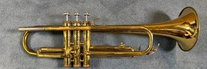 Corona Vintage Bb Trumpet Lacquer Brass No Serial Number W/ Hard Case