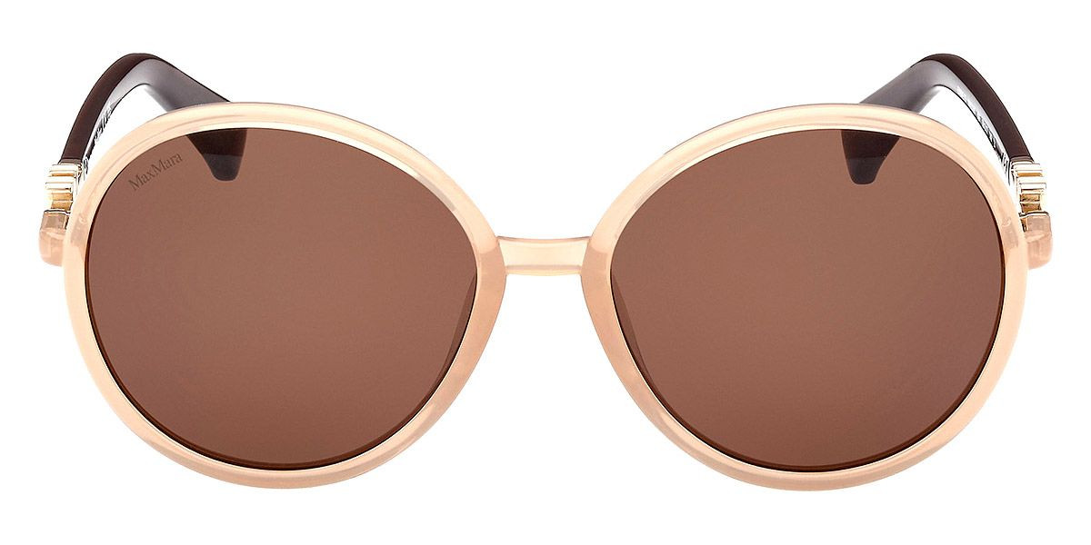 【送料&関税込】Max Mara Mm0065 01b Sunglasses Max Mara MM0065 Sunglasses Women Shiny Beige 58mm New 100