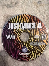 Just Dance 4 (Nintendo Wii 2012) NO Case