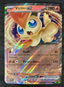 victini pokemon card ebay Amazon.com: Pokemon - Victini ex 33/197 - Obsidian Flames - Double Rare main image 0