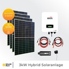 3kW Hybrid PV-Anlage 8x JA-Solar Module Bifazial 450Wp Afore Wechselrichter