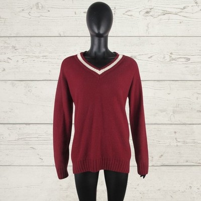 BNWOT ULVANG WOMEN'S Bordo Red Long Sleeve Knit Jumper Wool Blend Pullover M