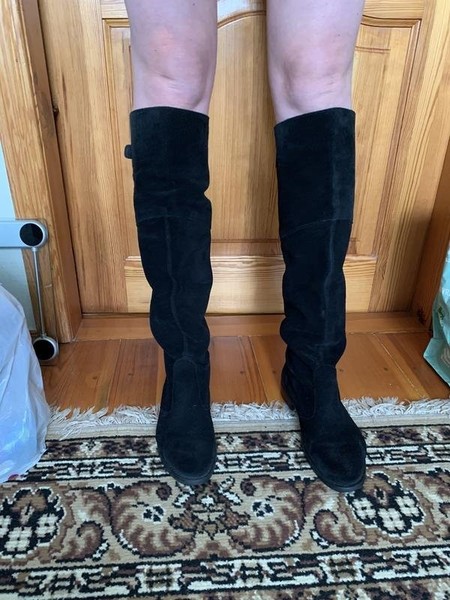 Women Carlo Pazolini Boots Black Satin 40