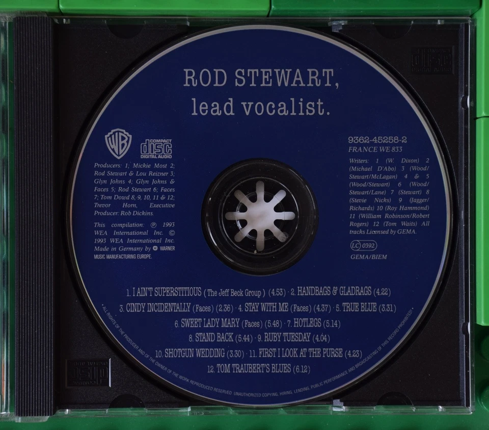 Rod Stewart - lead vocalist. - WEA - CD - Bild 3 von 4