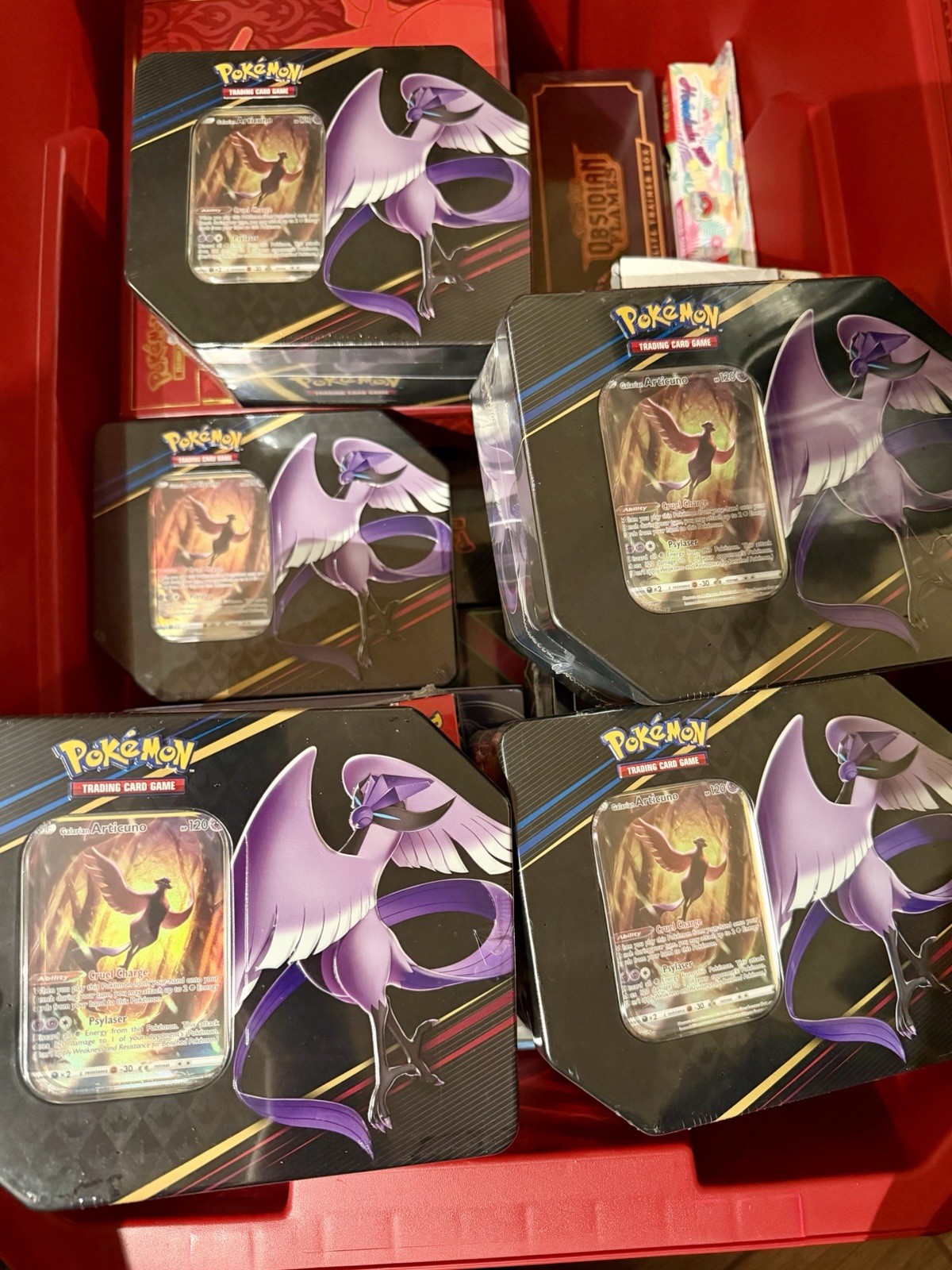 Five Crown Zenith Galarian Gallery Articuno Tin Pokemon TCG - Sealed
