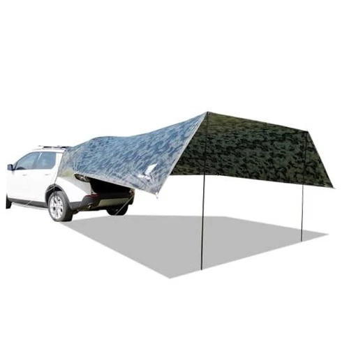  Large Car Awning Tarp for Camping Backpacking Tarp SUV Tailgate Truck Camo