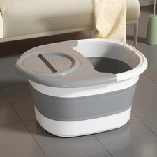 Foldable Foot Bath Bucket Portable Massage Basin for Home Soak Foot Spa Wash