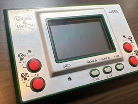 Nintendo Game & Watch Judge IP-05 Green Silver Series 1980 Tested Japan