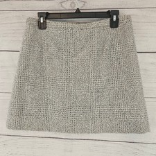 Alex Marie Size 14 Samantha Silver Tinsel Tweed Luxe Holiday Skirt NWT 109 1063
