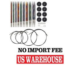 nit Picks Options Wood Interchangeable Knitting Needle Set - US 4-11 Mosaic