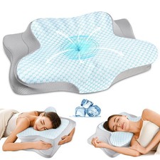 Cervical Pillow for Neck Pain Relief - Ergonomic Pillow for Sleeping Side Sle...