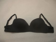 38DDD AUDEN Womens BLK Lightly Lined Wireless Back Closure Comfy Nursing Bra 9F