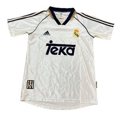 REAL MADRID 1999-2000 HOME FOOTBALL SHIRT SOCCER JERSEY VINTAGE