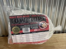 Hercules 34 X 20 Ft Nylon Tow Rope Hand Spliced With Hooks 14350 Load Usa