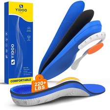 220 lbs Plantar Fasciitis High Arch Support Insoles Men Women-Orthotics Shoe ...