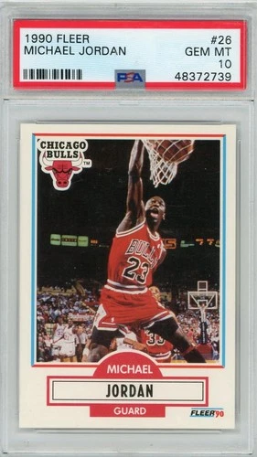 1990 Fleer Michael Jordan #26 PSA 10
