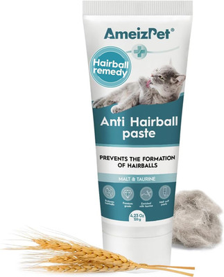 Cat Hairball Remedy Malt Paste 4.23 oz Anti Hairball Treatment Long Short Fur
