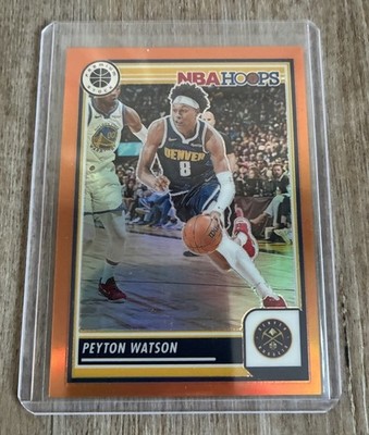 Peyton Watson /299 NBA Hoops Denver Nuggets NBA