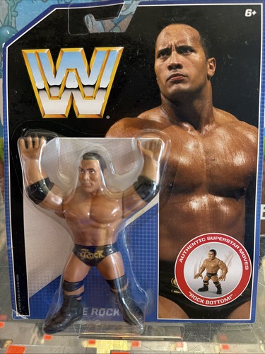 WWE Mattel Retro The Rock Series 2 Hasbro Style...