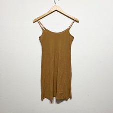 Commando Classic Mini Cami Shaping Seamless Underdress Slip Dress Caramel S/M