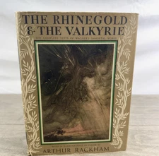 The Rhinegold & The Valkyrie Wagner 1939 HC Arthur Rackham DJ Vintage Opera Book