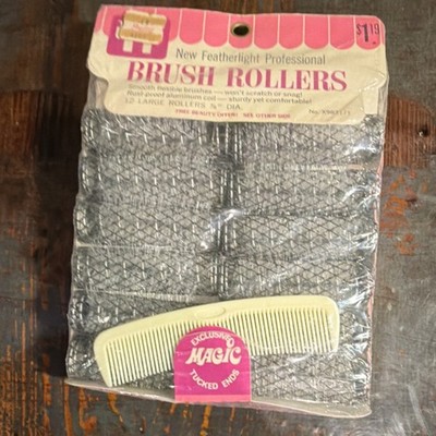 Tip-Top Featherlight Aluminum Brush Rollers 7/8 in Silver Rust-proof Large
