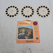 RARE View-Master 1954 Wisconsin Dells State Park Vacation Tourist 3 Reels Set