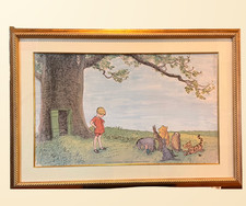 Classic Winnie-the Pooh Print - 37" x 26" - Ideal for Child's Nursery or Bedroom